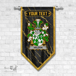 ScotsTee Shop Irish Veldon Coat of Arms Irish Family Crest Irish Gonfalon