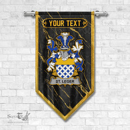 ScotsTee Shop Irish St.Leger Coat of Arms Irish Family Crest Irish Gonfalon