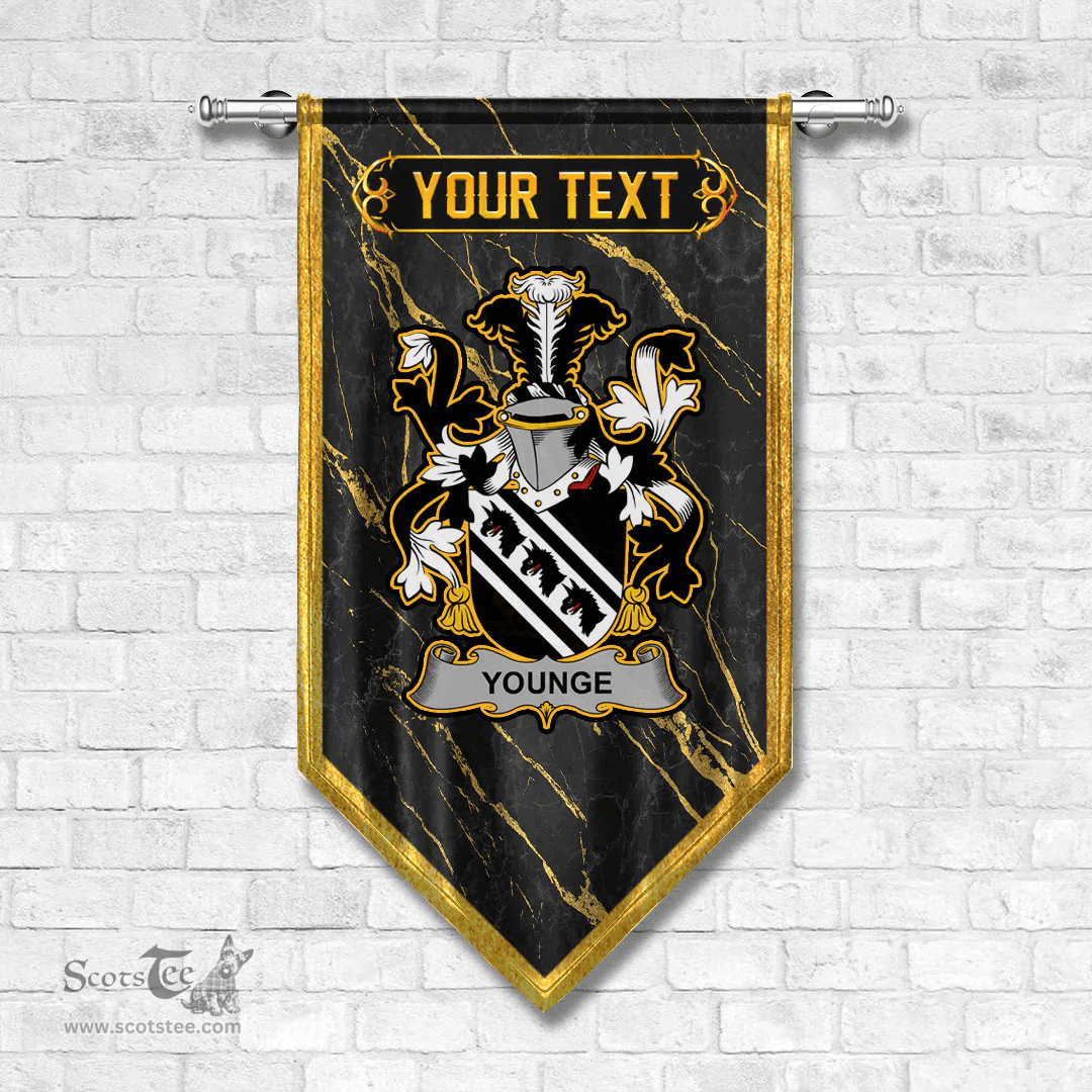 ScotsTee Shop Irish Younge Coat of Arms Irish Family Crest Irish Gonfalon