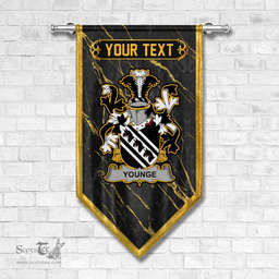 ScotsTee Shop Irish Younge Coat of Arms Irish Family Crest Irish Gonfalon