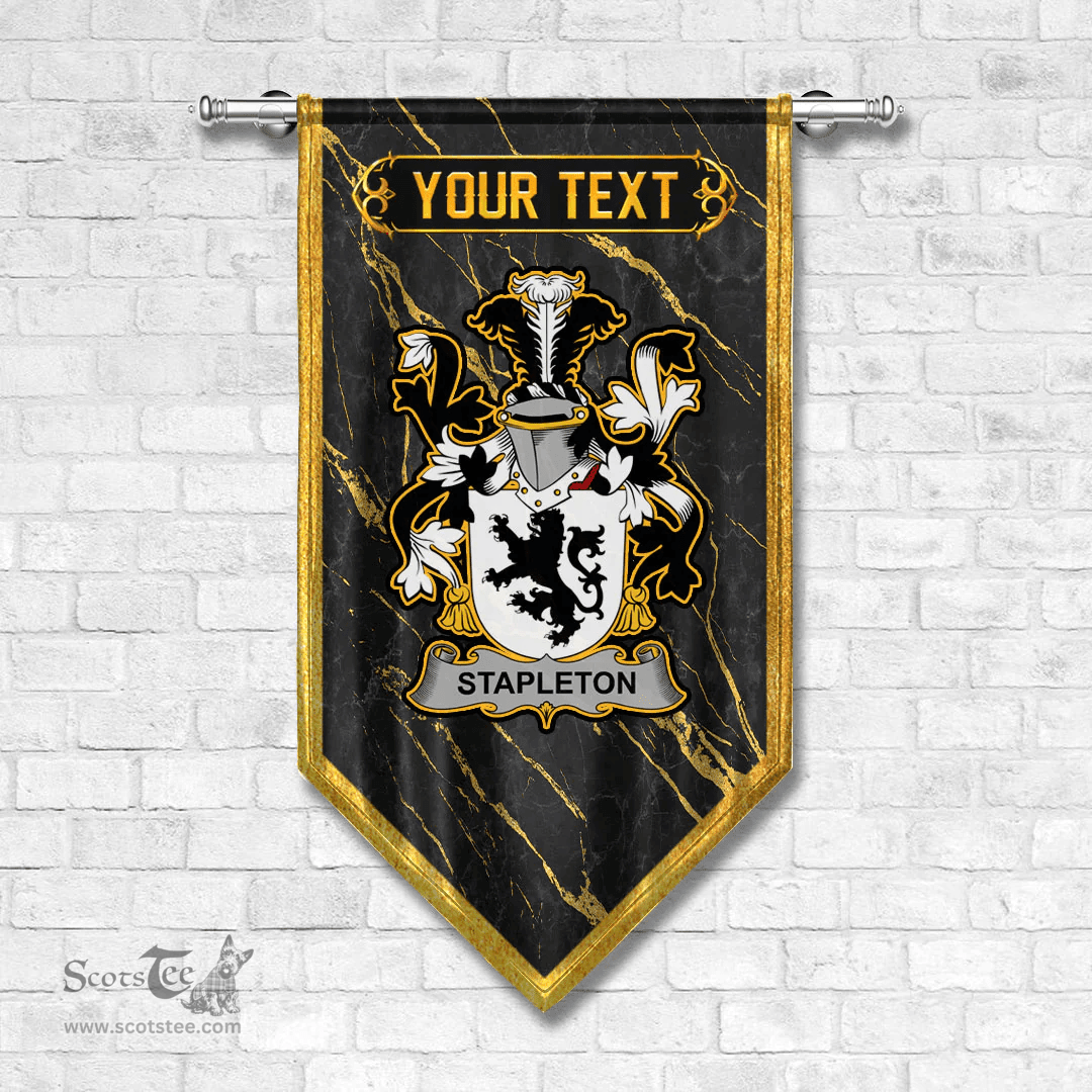 ScotsTee Shop Irish Stapleton Coat of Arms Irish Family Crest Irish Gonfalon