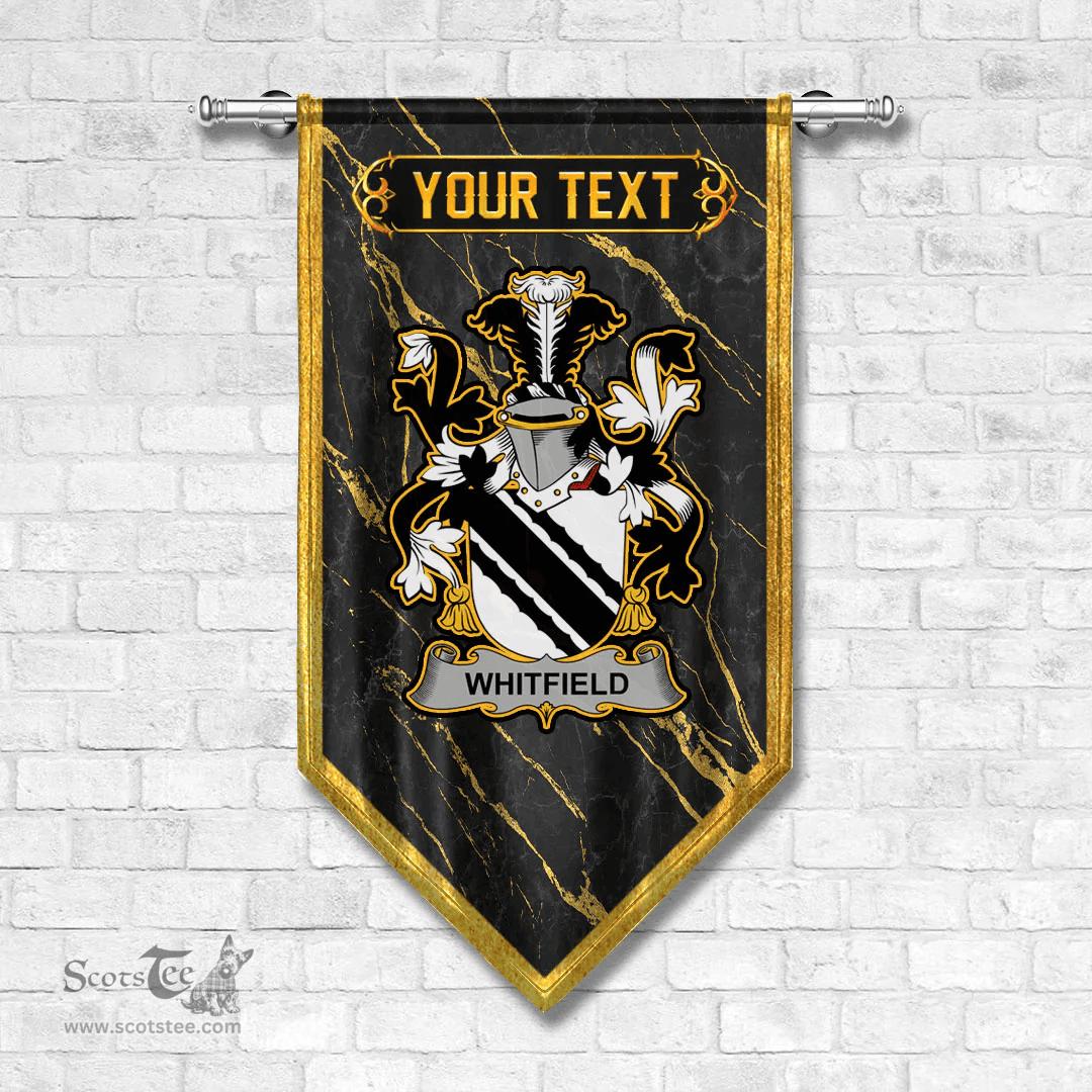 ScotsTee Shop Irish Whitfield Coat of Arms Irish Family Crest Irish Gonfalon