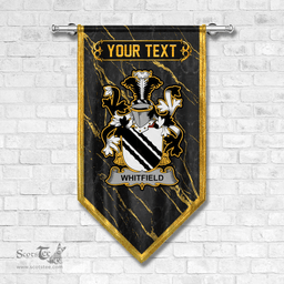 ScotsTee Shop Irish Whitfield Coat of Arms Irish Family Crest Irish Gonfalon