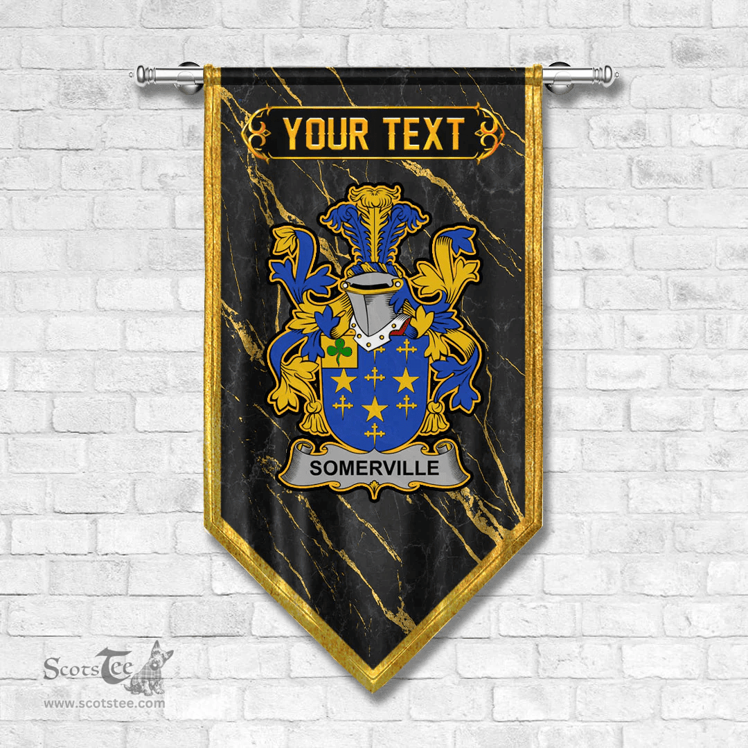 ScotsTee Shop Irish Somerville Coat of Arms Irish Family Crest Irish Gonfalon
