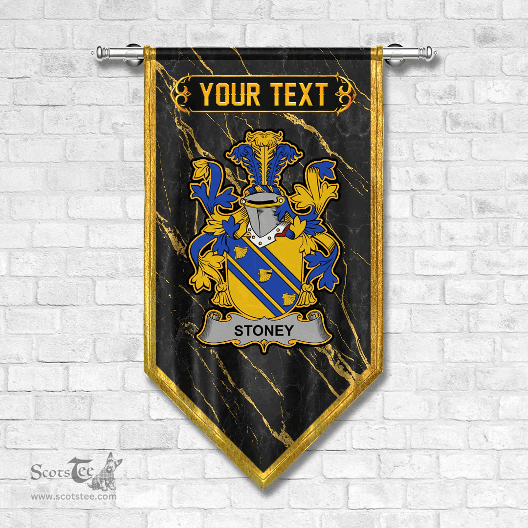 ScotsTee Shop Irish Stoney Coat of Arms Irish Family Crest Irish Gonfalon