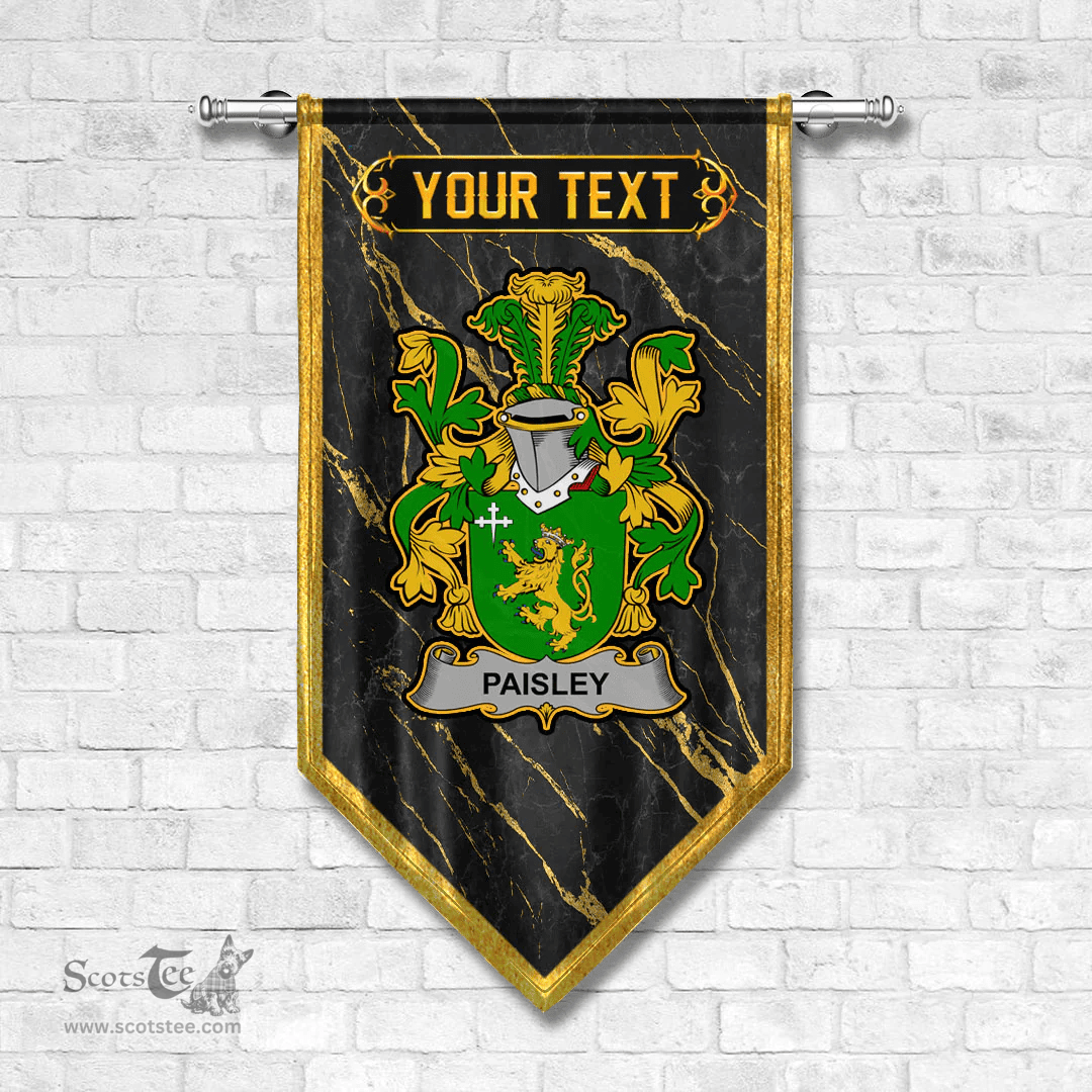 ScotsTee Shop Irish Paisley Coat of Arms Irish Family Crest Irish Gonfalon