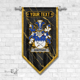 ScotsTee Shop Irish Sheppard Coat of Arms Irish Family Crest Irish Gonfalon