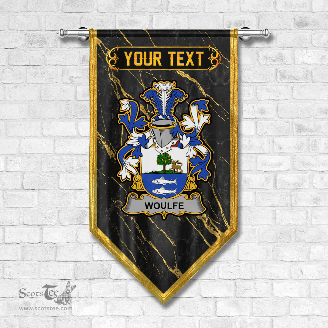 ScotsTee Shop Irish Woulfe Coat of Arms Irish Family Crest Irish Gonfalon