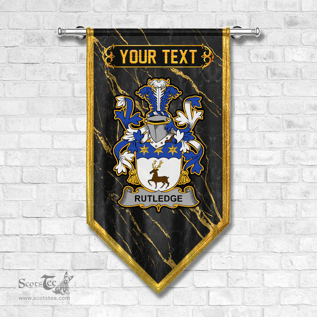 ScotsTee Shop Irish Rutledge Coat of Arms Irish Family Crest Irish Gonfalon