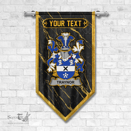 ScotsTee Shop Irish Traynor or Trainer Coat of Arms Irish Family Crest Irish Gonfalon