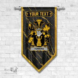 ScotsTee Shop Irish Towers Coat of Arms Irish Family Crest Irish Gonfalon