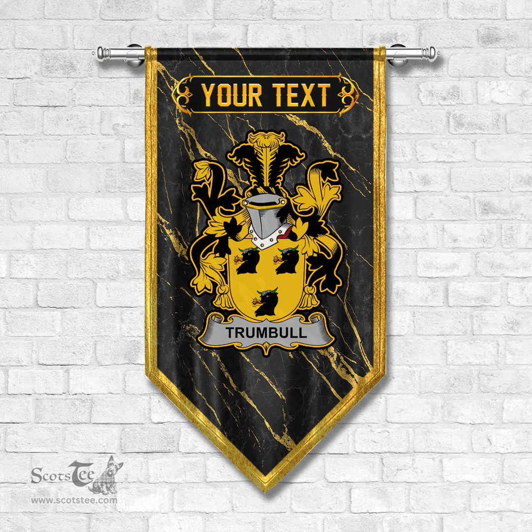 ScotsTee Shop Irish Trumbull or Turnbull Coat of Arms Irish Family Crest Irish Gonfalon