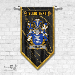 ScotsTee Shop Irish Treacy or Tracy Coat of Arms Irish Family Crest Irish Gonfalon