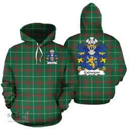 ScotsTee Shop Welsh Cadwgon (AP BLEDDYN AP CYNFYN) Coat of Arms Family Crest Wales Hoodie Welsh National Tartan Hoodie