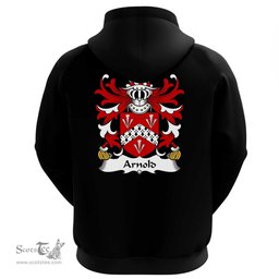ScotsTee Shop Welsh Arnold (Sir, Acquired Llanthony Abbey) Coat Of Arms Family Crest Welsh Hoodie Classic