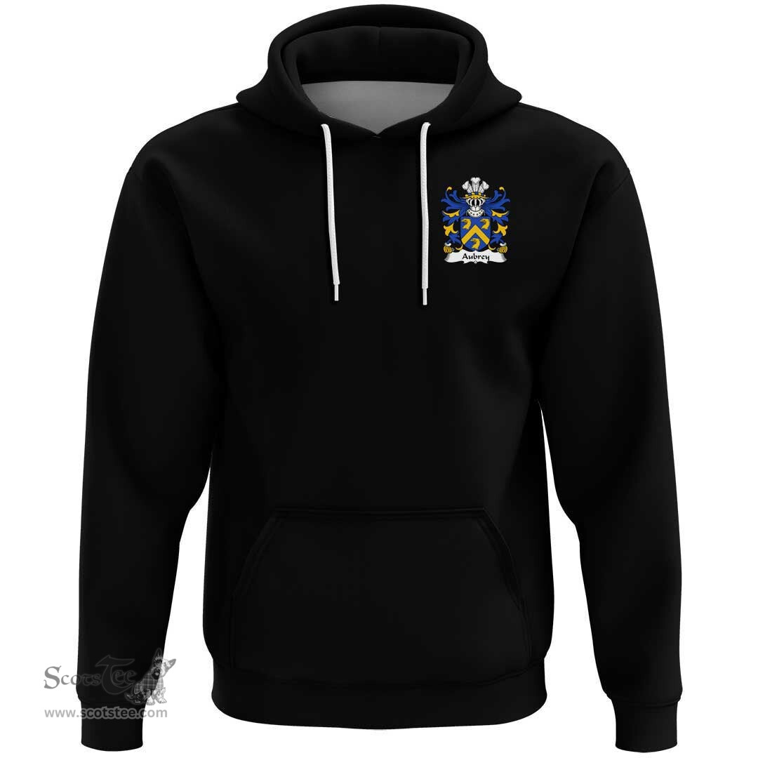 ScotsTee Shop Welsh Aubrey (of Breconshire) Coat Of Arms Family Crest Welsh Hoodie Classic