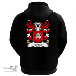ScotsTee Shop Welsh Brent (of Pembrokeshire) Coat Of Arms Family Crest Welsh Hoodie Classic