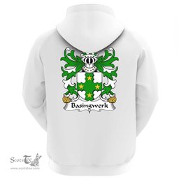 ScotsTee Shop Welsh Basingwerk (Abbey, Flint) Coat Of Arms Family Crest Welsh Hoodie Classic
