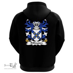 ScotsTee Shop Welsh Billington (of Flint) Coat Of Arms Family Crest Welsh Hoodie Classic