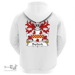 ScotsTee Shop Welsh Byrbeck (Vicar of Lamphey, Pembrokeshire) Coat Of Arms Family Crest Welsh Hoodie Classic