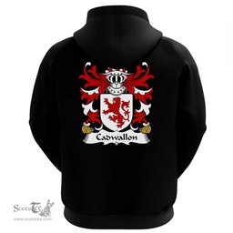 ScotsTee Shop Welsh Cadwallon (AP MADOG) Coat Of Arms Family Crest Welsh Hoodie Classic