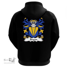 ScotsTee Shop Welsh Bryan (Lord of Laugharne, Carmanthenshire) Coat Of Arms Family Crest Welsh Hoodie Classic