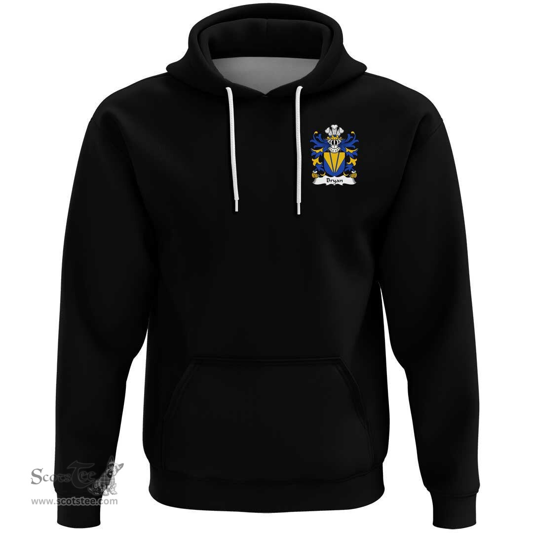 ScotsTee Shop Welsh Bryan (Lord of Laugharne, Carmanthenshire) Coat Of Arms Family Crest Welsh Hoodie Classic