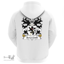 ScotsTee Shop Welsh Ameredith (Meredith of Crediton) Coat Of Arms Family Crest Welsh Hoodie Classic