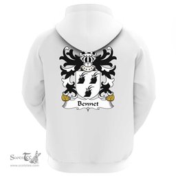 ScotsTee Shop Welsh Bennet (Cilfeigan, Monmouthshire) Coat Of Arms Family Crest Welsh Hoodie Classic