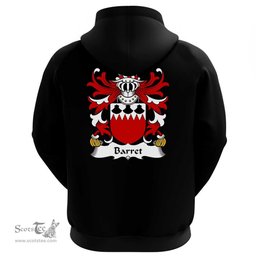 ScotsTee Shop Welsh Barret Coat Of Arms Family Crest Welsh Hoodie Classic