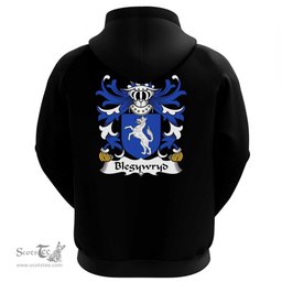 ScotsTee Shop Welsh Blegywryd (AP DINAWAL) Coat Of Arms Family Crest Welsh Hoodie Classic