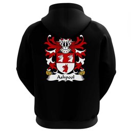 ScotsTee Shop Welsh Ashpool (of Denbighshire) Coat Of Arms Family Crest Welsh Hoodie Classic