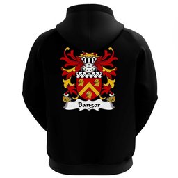ScotsTee Shop Welsh Bangor (ap Dafydd Bangor) Coat Of Arms Family Crest Welsh Hoodie Classic