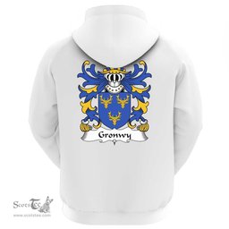 ScotsTee Shop Welsh Gronwy (GOCH-of Llangathen, Carmarthenshire) Coat Of Arms Family Crest Welsh Hoodie Classic