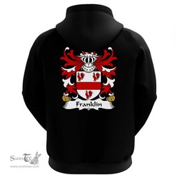 ScotsTee Shop Welsh Franklin (of Gower) Coat Of Arms Family Crest Welsh Hoodie Classic