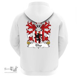 ScotsTee Shop Welsh Ellys (of Denbighshire) Coat Of Arms Family Crest Welsh Hoodie Classic