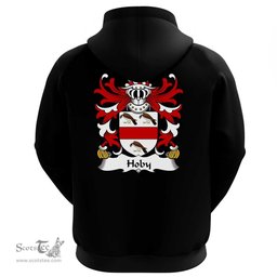 ScotsTee Shop Welsh Hoby (of Radnor, Powys) Coat Of Arms Family Crest Welsh Hoodie Classic