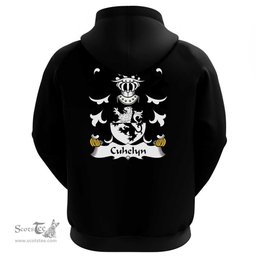 ScotsTee Shop Welsh Cuhelyn (OF MOCHNANT, Denbighshire) Coat Of Arms Family Crest Welsh Hoodie Classic
