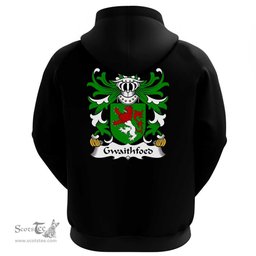 ScotsTee Shop Welsh Gwaithfoed (of Powys) Coat Of Arms Family Crest Welsh Hoodie Classic