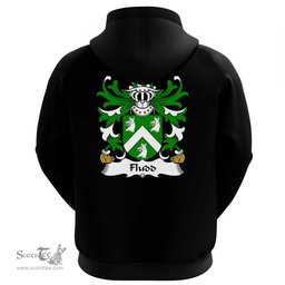 ScotsTee Shop Welsh Fludd (Thomas, of Kent, family of Welsh origin) Coat Of Arms Family Crest Welsh Hoodie Classic