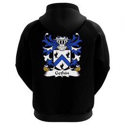 ScotsTee Shop Welsh Gethin (a soldier in Normandy in 1430 s) Coat Of Arms Family Crest Welsh Hoodie Classic