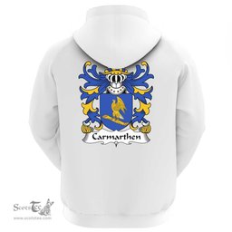 ScotsTee Shop Welsh Carmarthen (Priory of St John the Evangelist) Coat Of Arms Family Crest Welsh Hoodie Classic