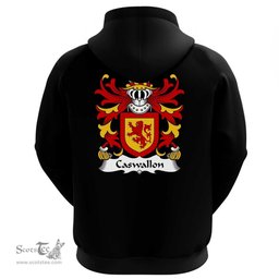 ScotsTee Shop Welsh Caswallon Coat Of Arms Family Crest Welsh Hoodie Classic