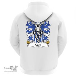 ScotsTee Shop Welsh Cecil (of Skenfrith, Monmouthshire) Coat Of Arms Family Crest Welsh Hoodie Classic