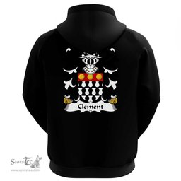 ScotsTee Shop Welsh Clement (of Cardiganshire) Coat Of Arms Family Crest Welsh Hoodie Classic