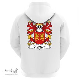 ScotsTee Shop Welsh Gwrgant (FARFDRWCHF, Monmouthshire) Coat Of Arms Family Crest Welsh Hoodie Classic