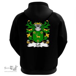 ScotsTee Shop Welsh Coll (of Pembrokeshire) Coat Of Arms Family Crest Welsh Hoodie Classic