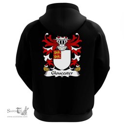 ScotsTee Shop Welsh Gloucester (mother was heiress to Fitzhamon) Coat Of Arms Family Crest Welsh Hoodie Classic