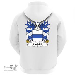 ScotsTee Shop Welsh Cardiff (Sir Walter, Glamorgan) Coat Of Arms Family Crest Welsh Hoodie Classic