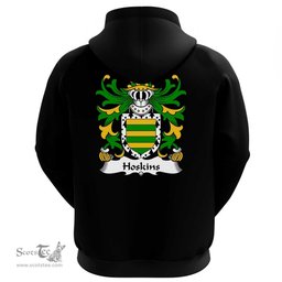 ScotsTee Shop Welsh Hoskins (of Monmouthshire) Coat Of Arms Family Crest Welsh Hoodie Classic